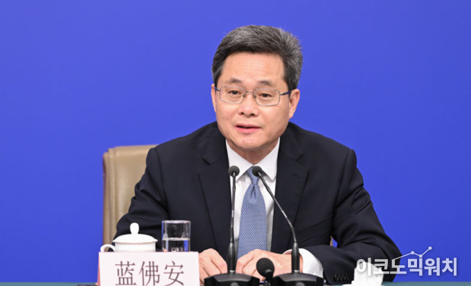 란포란 중국 재정부 부장(사진=중국 재정부 홈페이지)